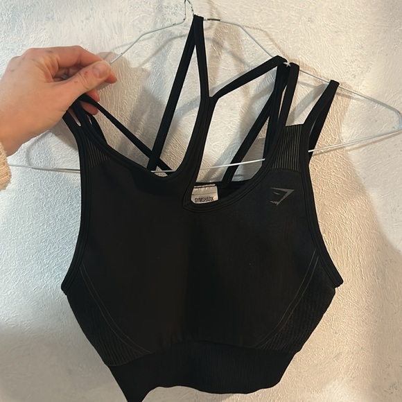 Gymshark Ultra Seamless Sports Bra - Black - Picture 3 of 4